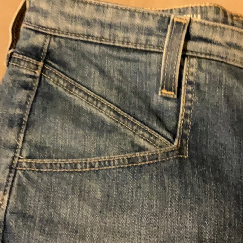 AG Adriano Goldschmied Seamed Isabelle High Rise Straight Crop Jean size 29R - Picture 6 of 10